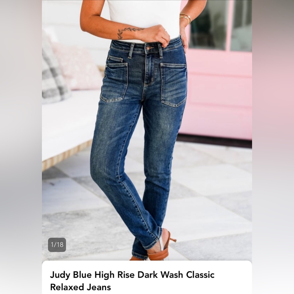Like new Judy Blue High Rise jeans